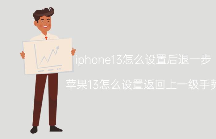 iphone13怎么设置后退一步 苹果13怎么设置返回上一级手势？